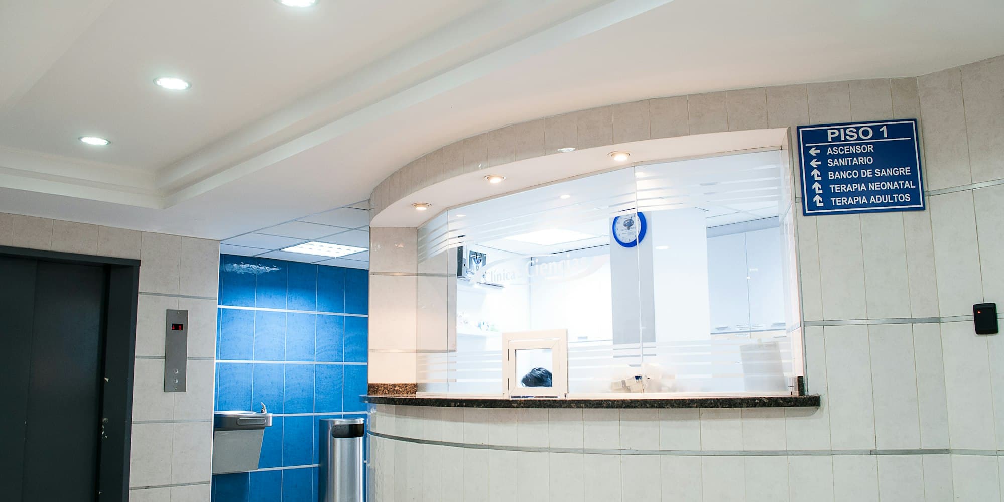 Front desk — open from 9 in the morning
