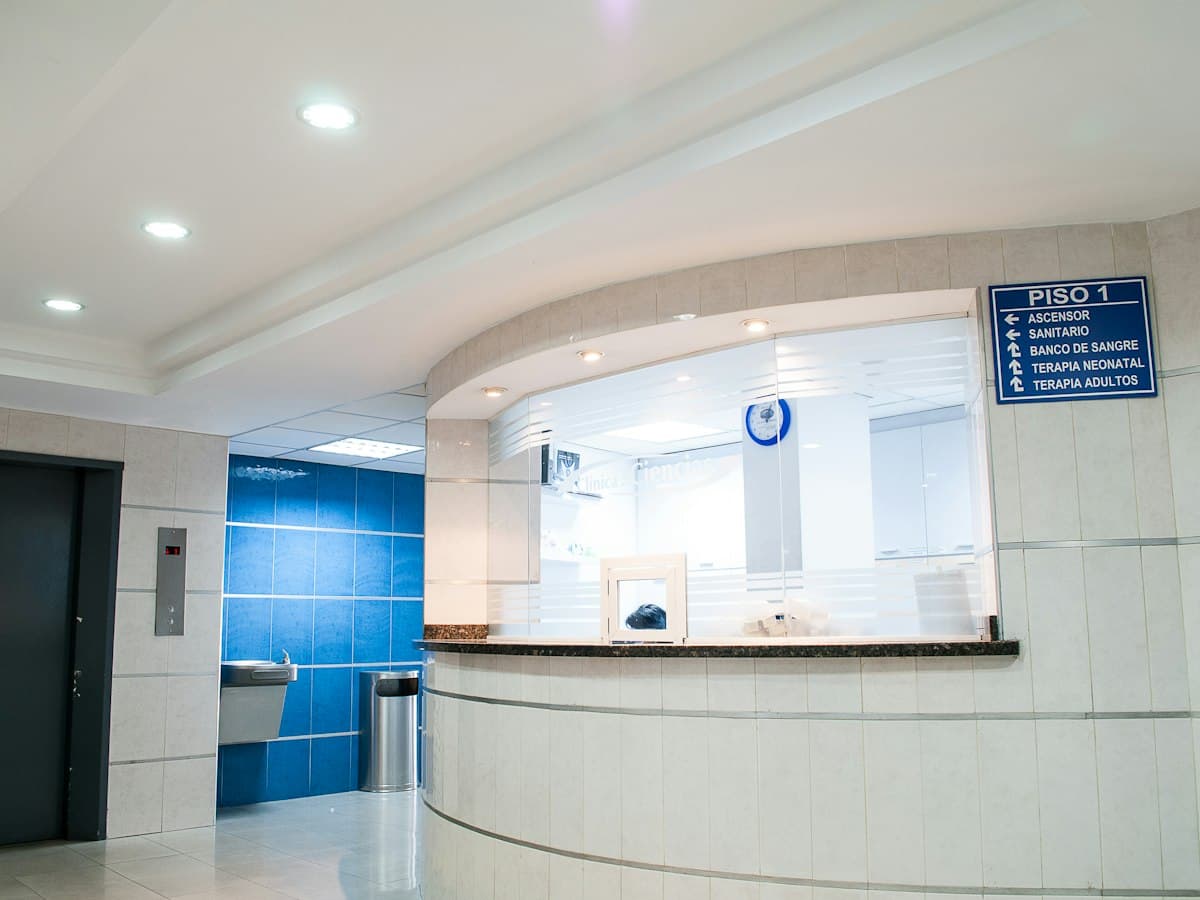 Reception and waiting area